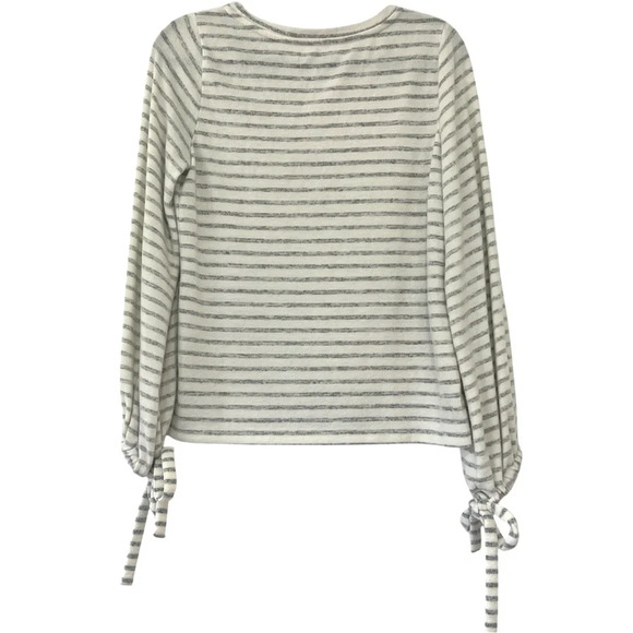 Ana Women Striped Long Sleeve Top Size Medium - Picture 2 of 5